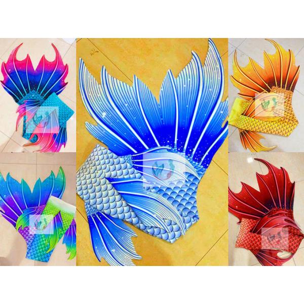 Fade Resistant Ultra-Shiny Fabric Mermaid Tails Women High Durability Lasting Longer Time