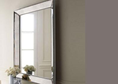 Durable Round Silver Bathroom Mirror , Moisture Proof Custom Mirror Glass