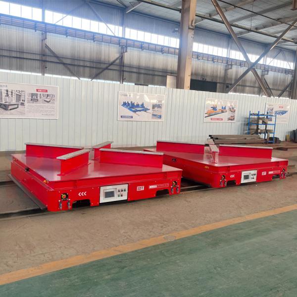 10 Tons Automated Material Handling Systems RGV Rail Transfer Cart