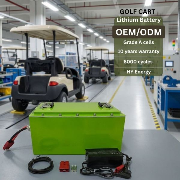 Golf Cart Battery 51.2V105ah Lifepo4 Battery 48V 72v 96V Custom Made Lithium Battery