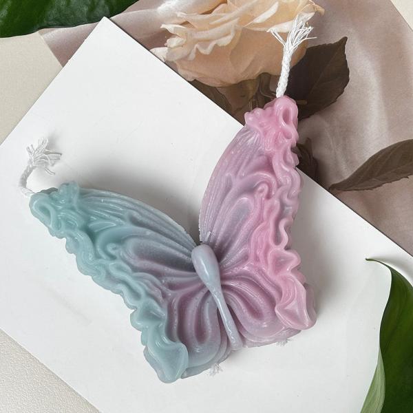MHC en gros Moules en silicone papillon lave-vaisselle Moule porte-bougie Whelk sécurisé