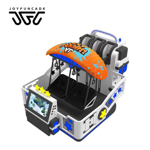 2 Player 9D Immersive VR Skydiving Simulator with 800mm Vertical Drop for Amusement Parks