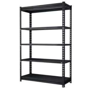 5-Tier Steel Supermarket Shelving Unit with Corrosion Protection
