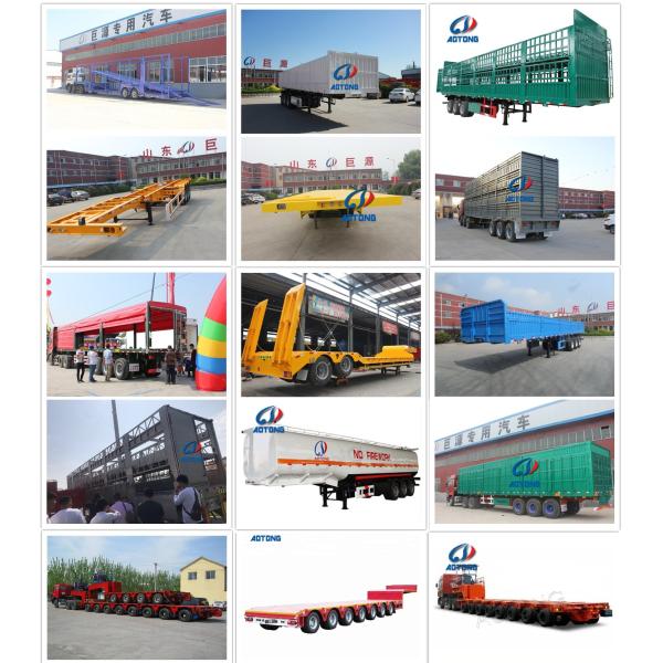 Clientes Opcional 2 Ejes de furgoneta seca tipo remolque de carga con sistema de frenado de doble línea