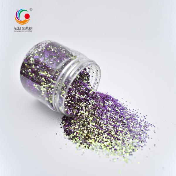 Christmas Craft Chameleon Loose Sparkles Mix Chunky Loose Body Glitter Powder Bulk