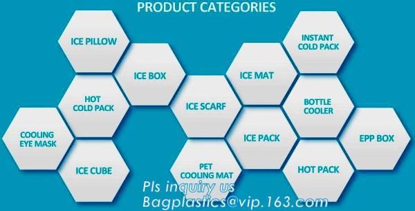 Sports Medicine Ice Bags, Flexible Ice Pack, Easy Seal Ice Cube Bags, Cool Bags & Ice Packs, First Aid Ice Pack, bagease