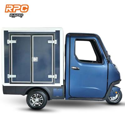 RUNPRO Light-Duty 3 Wheel Battery de aço inoxidável Triciclos elétricos de carga 1000W-3000W