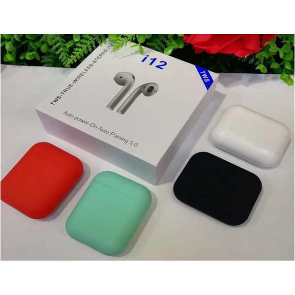 200-1000Hz In Ear Bluetooth Earphones , I12 True Sports Bluetooth Stereo Earbuds