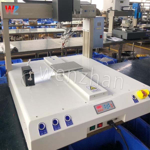 Dual Head 5 Axis Desktop Robotic Iron Station Solder PCB Soldering Machine With Vision