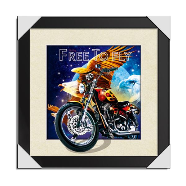 40 x 40cm Black Plastic Frame 5D 3D Lenticular Poster For Home Decoration