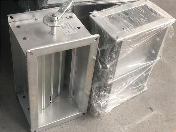 Q235-A HVAC Fire Dampers 70 Degree Motorized Modulating Dampers