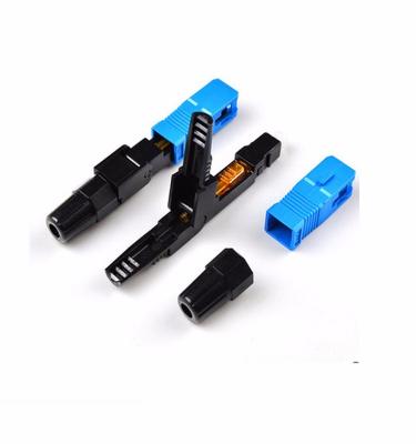 FTTH SM MM Fiber Optic Fast Connectors