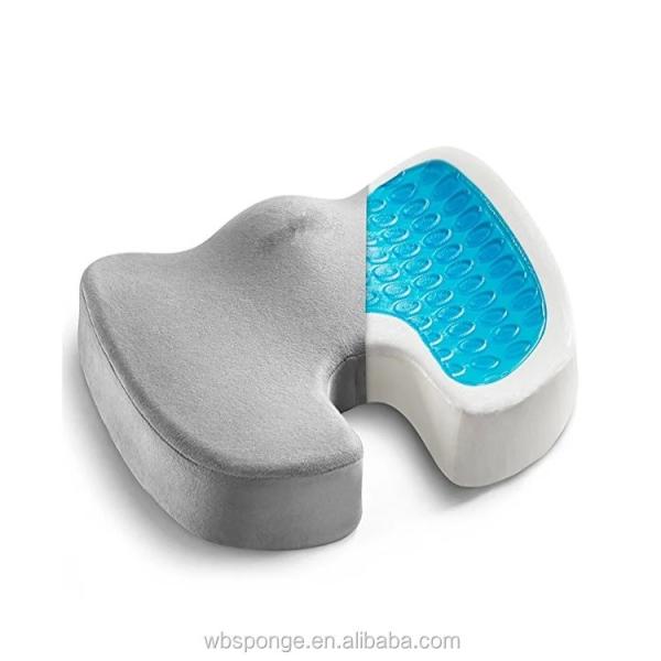 Comfortable and Supportive U-Shape Gel Memory Foam Coccyx Seat Back Cushion