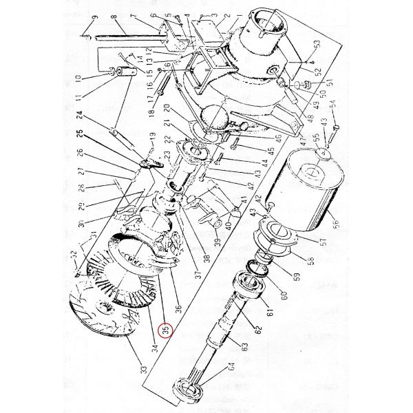 495AG Diesel Engine Spare Part - Butterfly - 495AG-15101