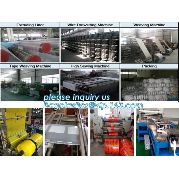 PE asbestos waste bags, Disposal Plastic Bag for Construction Waste, rubbish bag for asbestos fibers, bagplastics, bagea