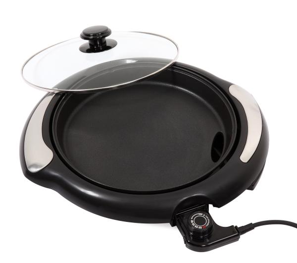 1200W Smokeless Picnic Bbq Grill , Electric Table Grill CE GS Certificated