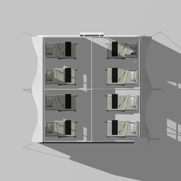 Водоустойчивый аварийный шатер трубки, аварийное укрытие брезента с окном/дверью