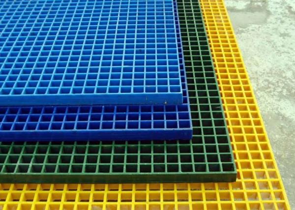 ASTM Fibreglass Reinforced Plastic Gratings FRP Walkway Grating Corrosion Resistance