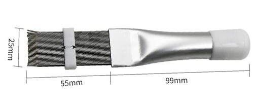Refrigeration Cleaning Hvac Service Tools OEM Steel Fin Straightener CT 352