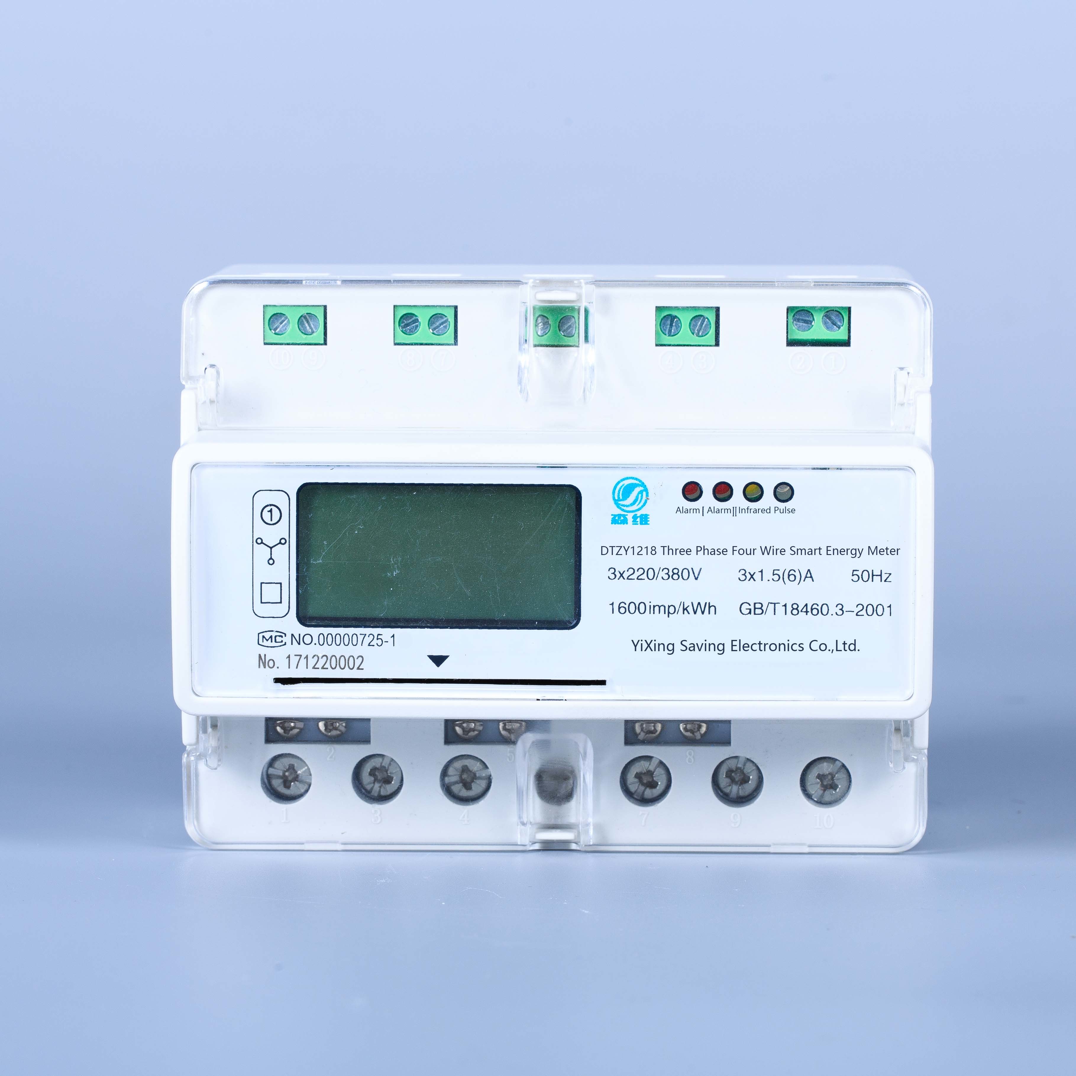 5 60 А температурный диапазон -40C- 70C Din Rail 3-фазный энергометр с