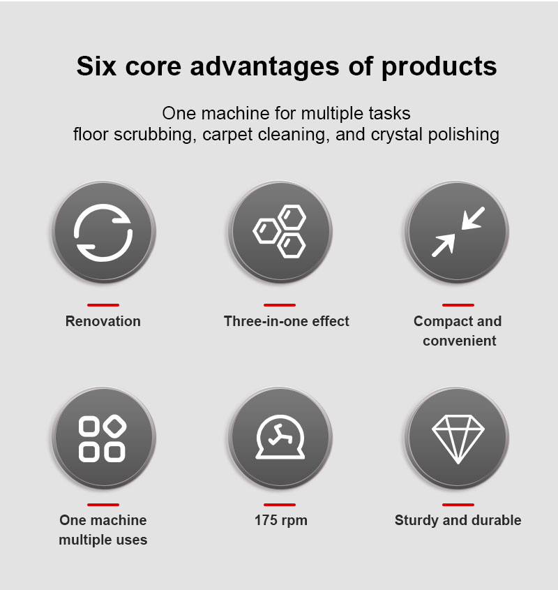 Intelligent Commercial Carpet Cleaning Machine Stone Floor Polishing Cleaning Machine