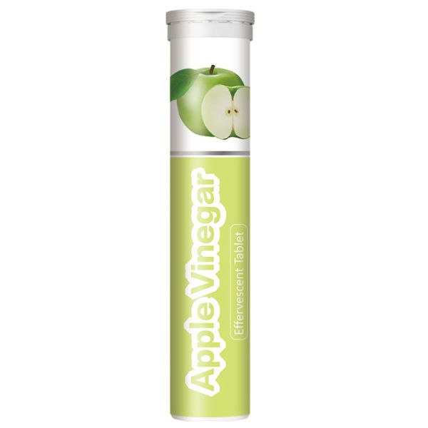 Effervescent Apple Cider Vinegar Tablet For Fat Burning And Digestion Support