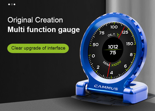 Функция датчика уровня горючего Autometer LCD 9 цветов Programmable Multi
