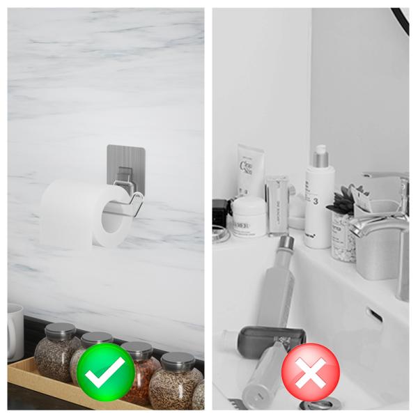 держатель полотенца руки нержавеющей стали рельса полотенца SS304 собственной личности 140mm слипчивый