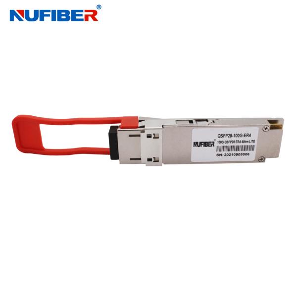 QSFP-100G-ELR4-Dual Rate 100G QSFP28 LAN WDM DML SMF 1310nm 20km LC with DDM Compatible for Cisco