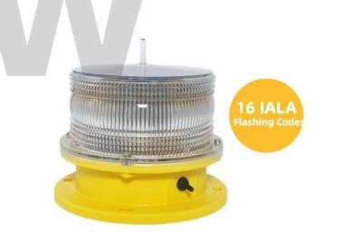 16IALA IP68 Waterproof Marine Solar Powered Nav Lights With 3-4nm Visibility