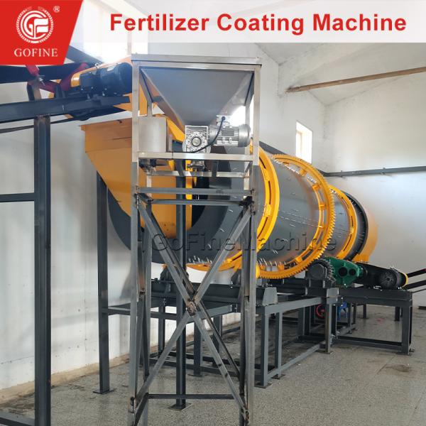 Industrial-Scale Fertilizer Coating System With Automation