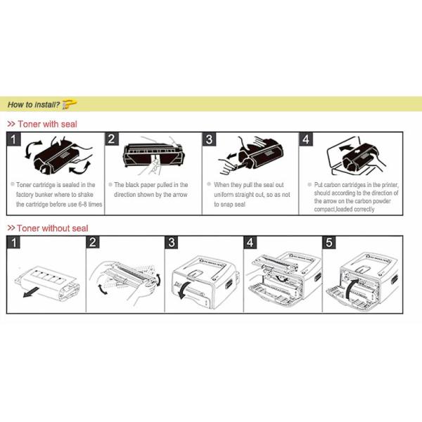 Cartucho de tonalizador preto 2018i da copiadora da cor Ricoh para Ricoh Infotec 2018/II