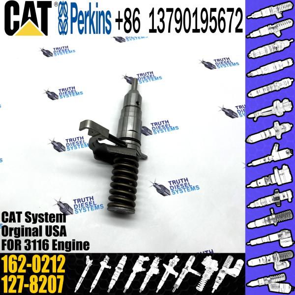 Bomba injetora de combustível CAT 162-0212 127-8222 Pulverizador comum 162-0212 127-8222 da bomba do trilho para escavadeira Cat