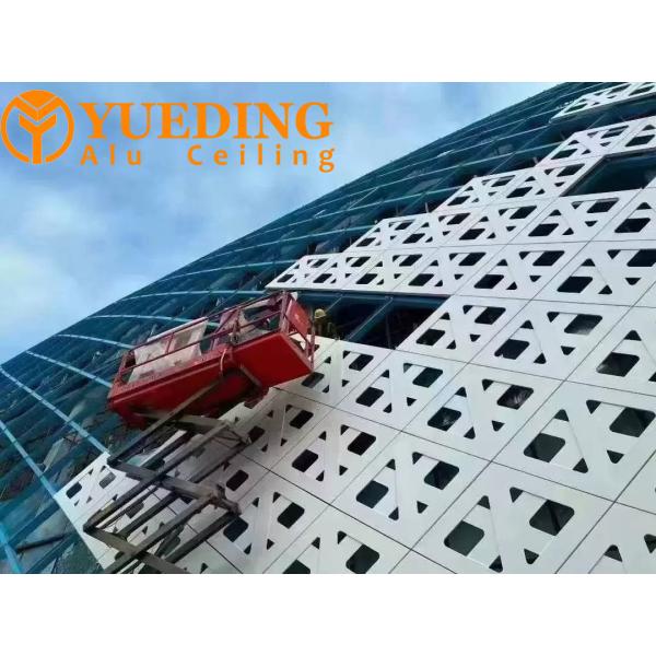 High-end ceiling curtain wall aluminum plate artistic style popular style
