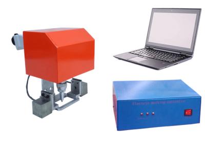 Orange Portable Dot Peen Marking Machine Head With 7 Lcd Controller