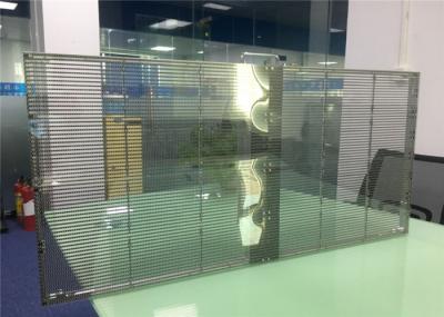 Transporte fácil transparente Center comercial da exposição de diodo emissor de luz do vidro para visitar mostras