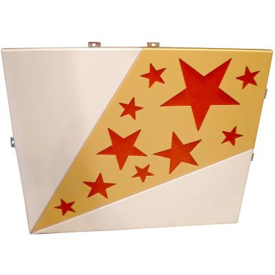 Panneau d'aluminium personnalisé multicolore pour revêtement de mur et décoration
