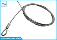 Conjunto de estilingue de aço inoxidável da corda de fio com laços pela junção rebitada