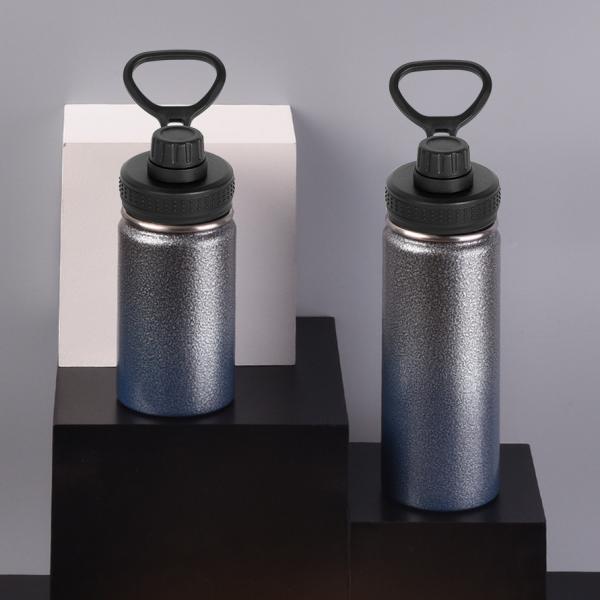 32 Ounce 1 Liter Double Wall Vacuum Insulated Metal Thermos Flask Stainless Steel Water Bottles