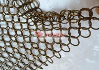 Metal Ring Mesh Curtain By Hand Woven do design de interiores da forma