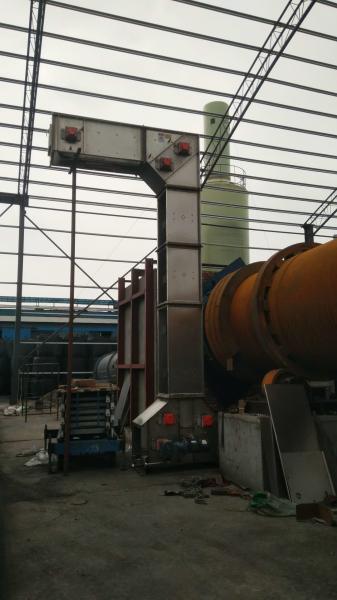 380v Chain Bucket Conveyor Stainless Steel Bucket Elevator In Cement Plant
