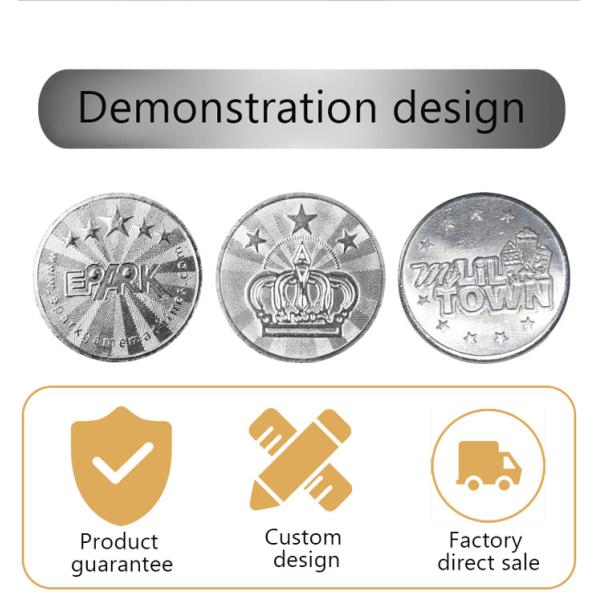 Stainless Steel Token Coin Operated Arcade Machines