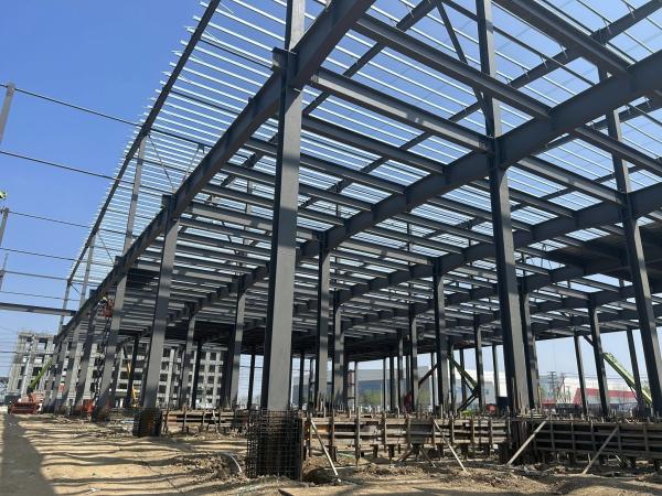 Fire Resistant Steel Factory Buildings Industrial Grade Metal Structures