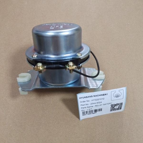 Relé 2544-9024 25449024 da bateria de Parts 24V da máquina escavadora para DX140W DX190W DX210W