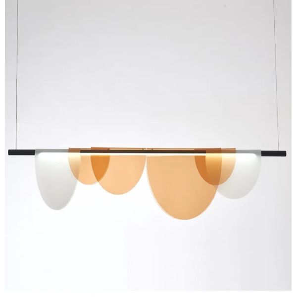 Nordic Blue Amber Acrylic Pendant Lights Living Room Makaron Hanging Lamp（WH-AP-680）