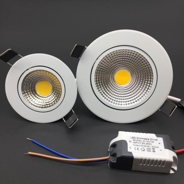 24W/30W Commercial Led Downlight With 120LM/W Aluminum Alloy+PC  For Healthcare education