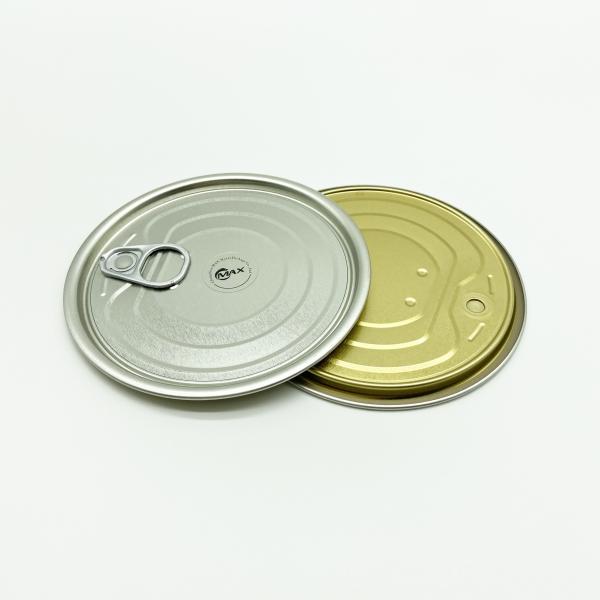 Corrosion Resistant Metal Can Lids Clear Lacquer Coating Surface Durable