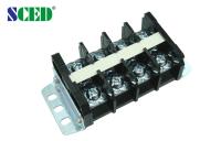 Passo alto 600V 60A do conector 19.00mm do bloco terminal da barreira do PWB da corrente