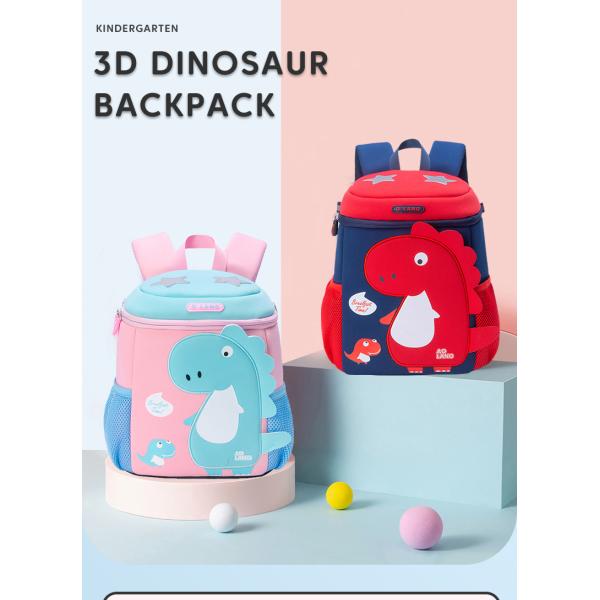 Toddler 3D Dinosaur Kindergarten Mochila Cute Cartoon Backpack For Boys Girls