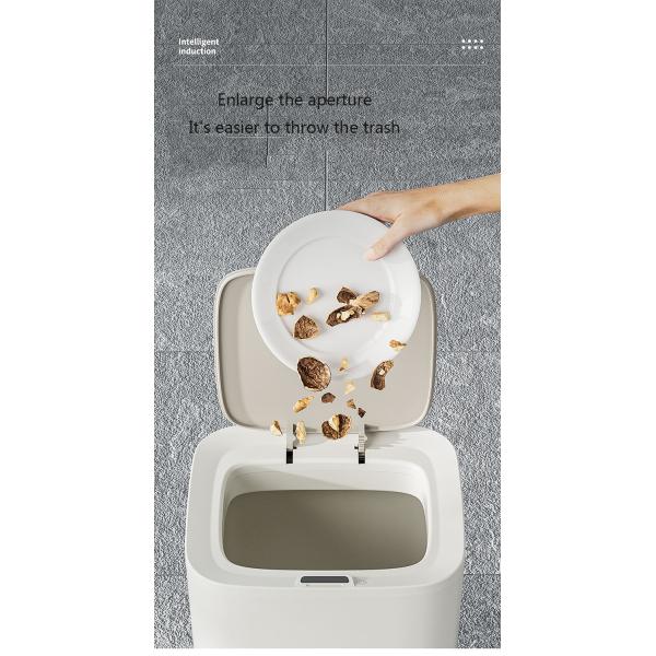 Smart Sensor Ipx5 Waterproof Trash Bin Small Plastic Touchless Trash Can